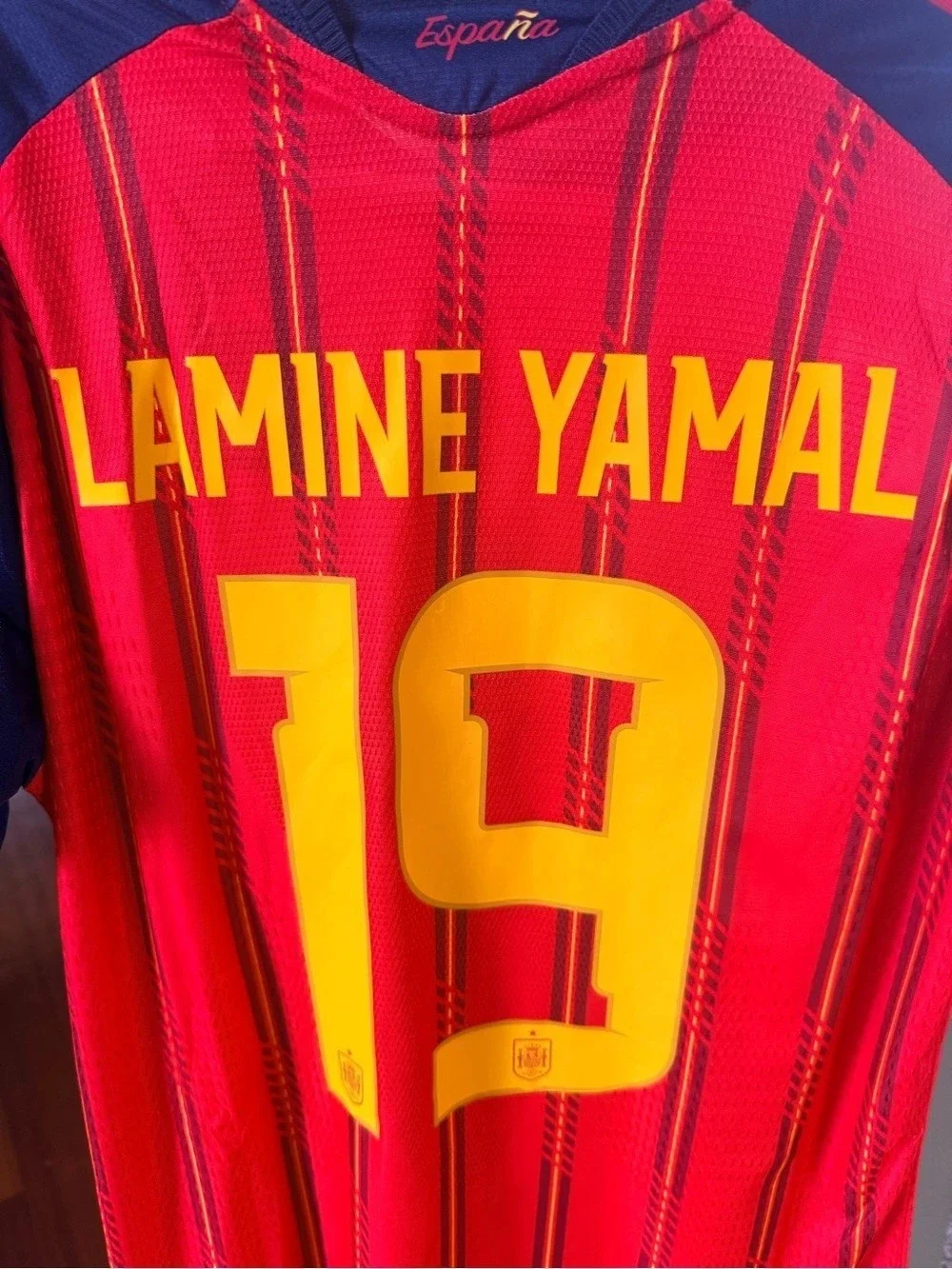 adidas adidas JSY P95985 Lamine Yamal Spain Soccer Jersey Red & Blue XL NWT